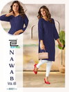Nawab Vol 18 By Blue Hills Embroidery Lucknowi Rayon Kurtis Exporters In India